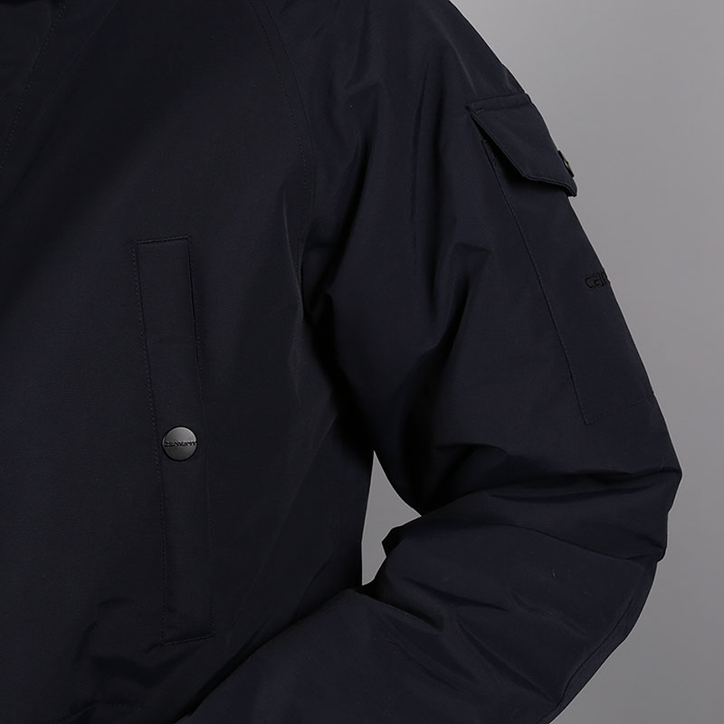 Мужская куртка Carhartt WIP Anchorage Parka (I000728-navy/black)  - цена, описание, фото 4